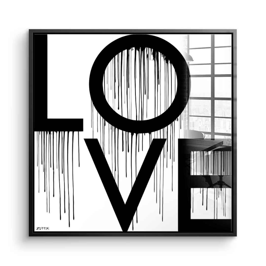 Love - Acrylglas