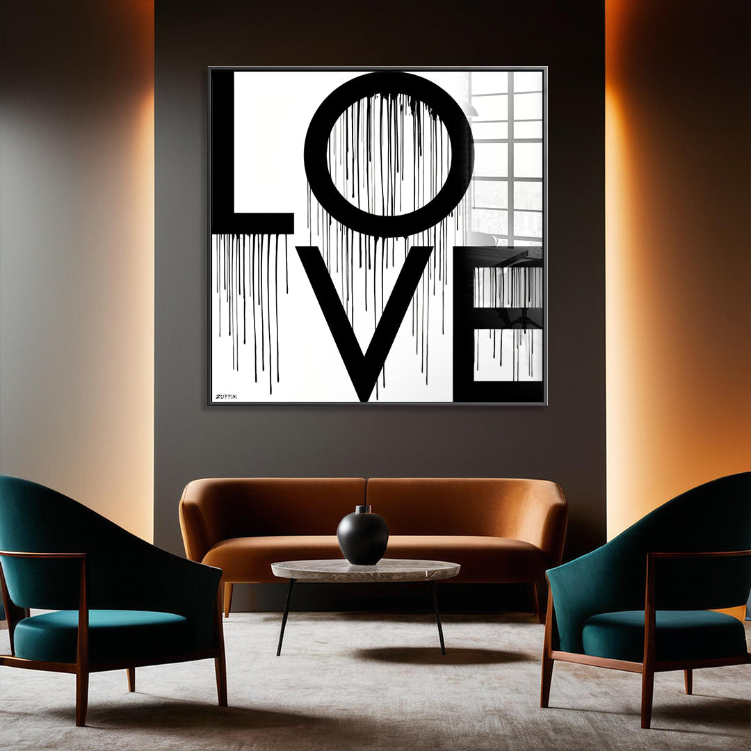 Love - Acrylglas