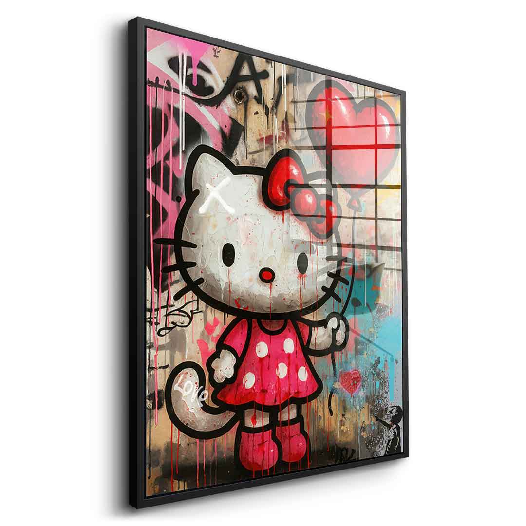 Love Kitty - Acrylglas