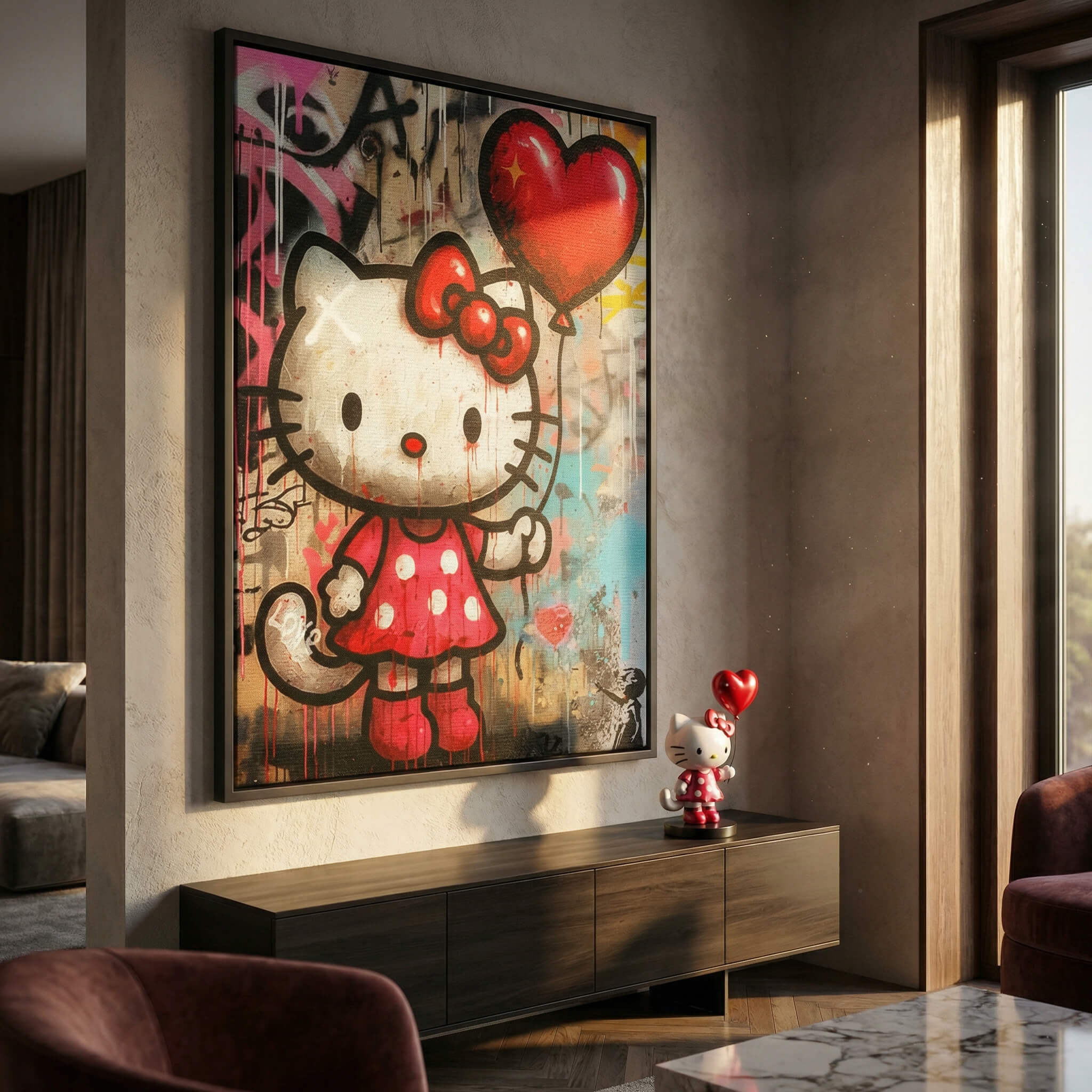 Love Kitty - Acrylglas