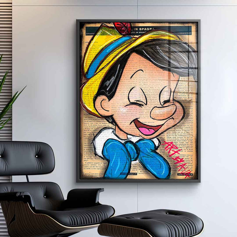 Lovely Pinocchio - Acrylglas