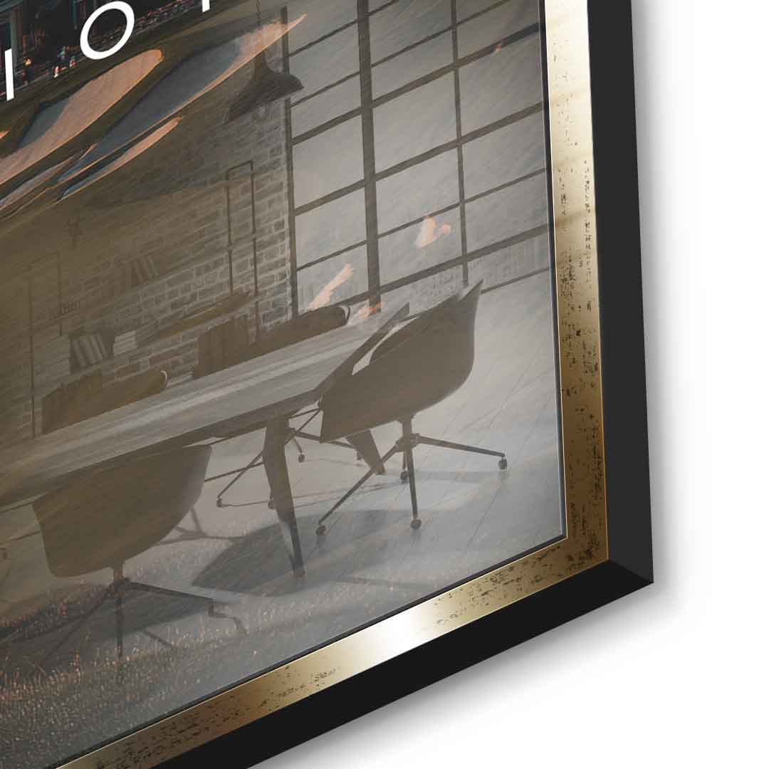 Luxury is Focus in Motion - acrylic glass