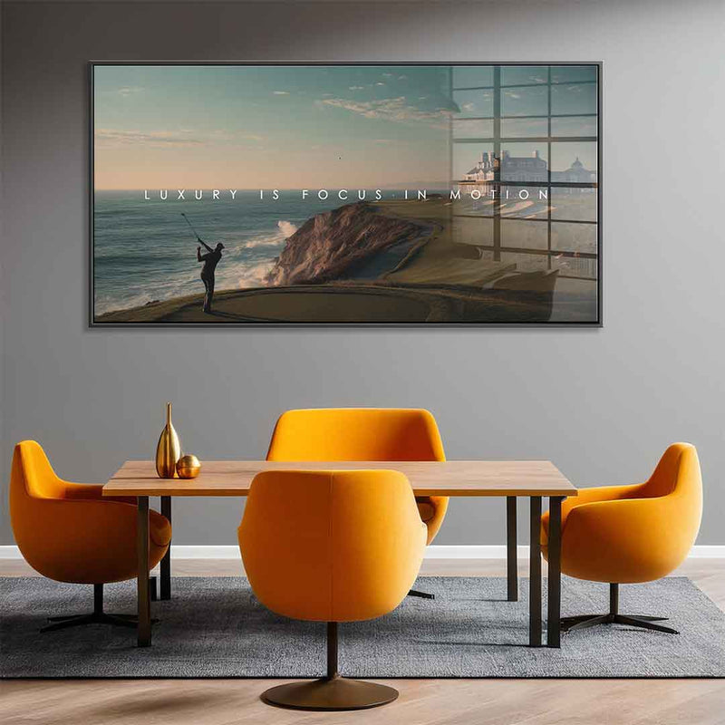 Luxury is Focus in Motion - Acrylglas