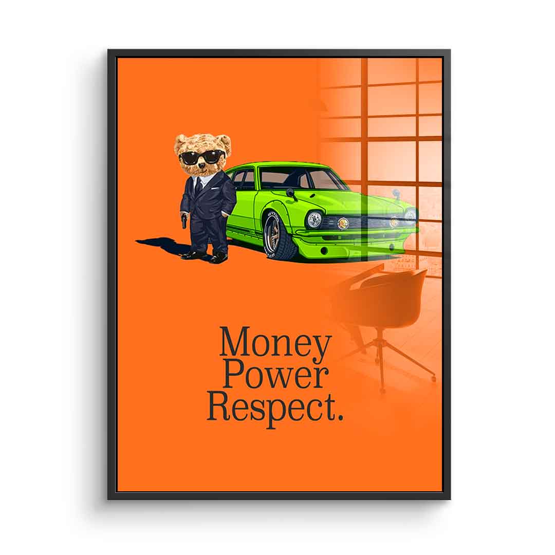 Money Power Respect - Acrylglas