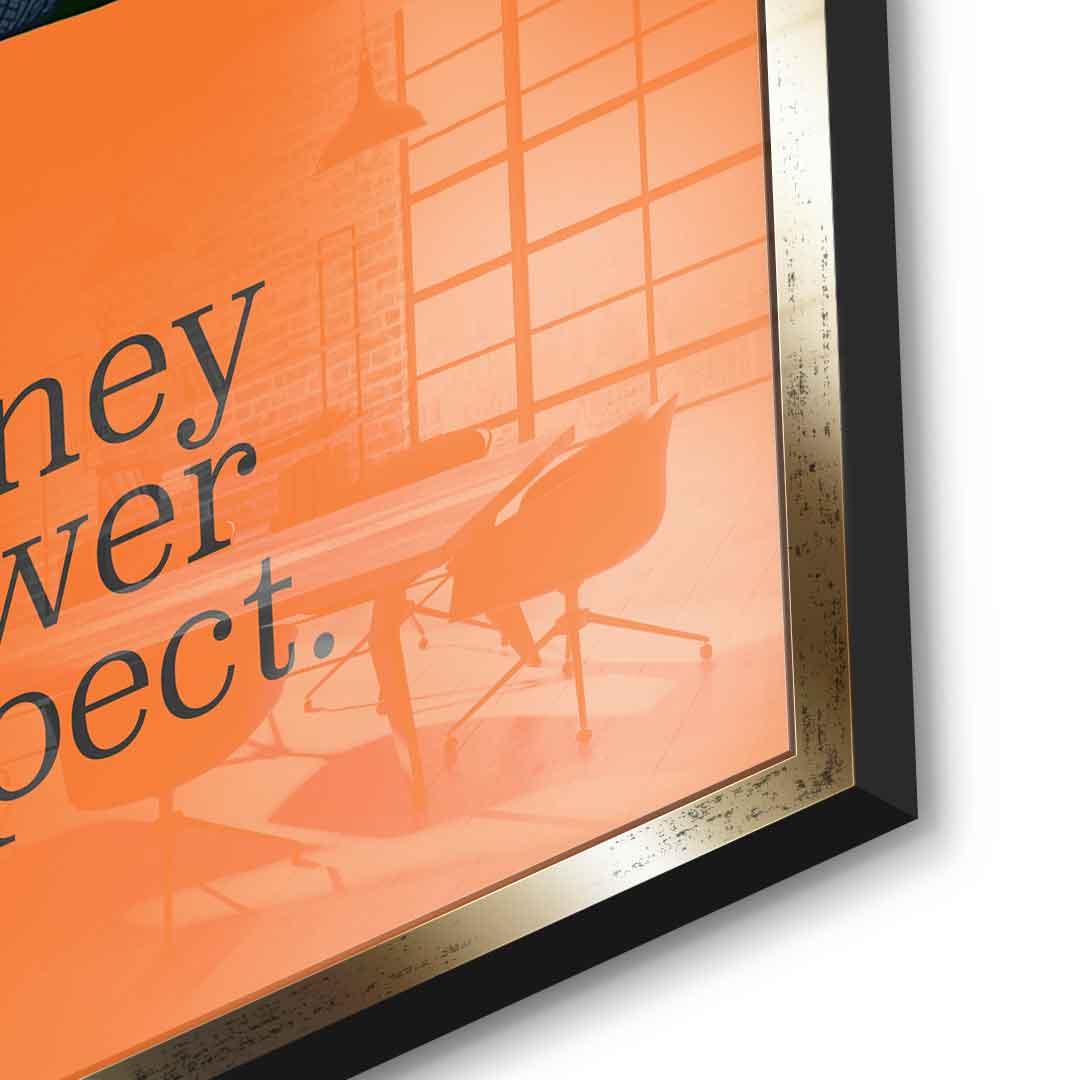 Money Power Respect - Acrylglas