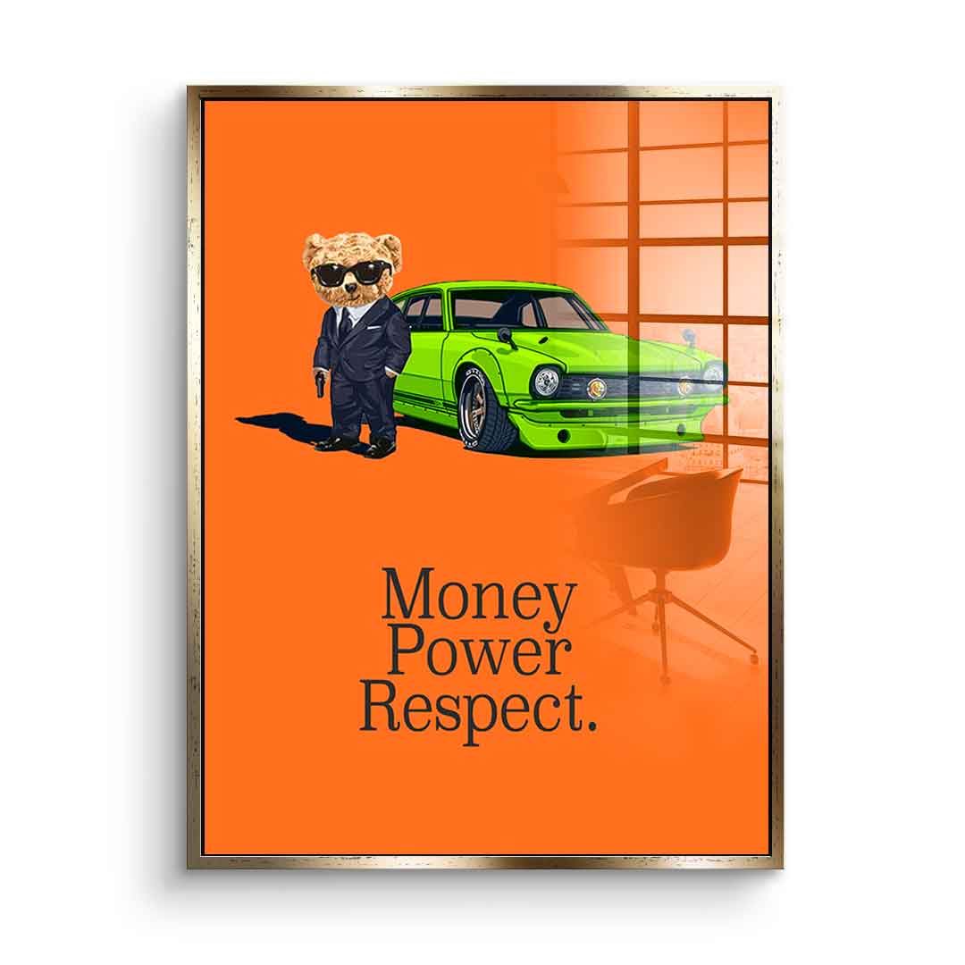 Money Power Respect - Acrylglas