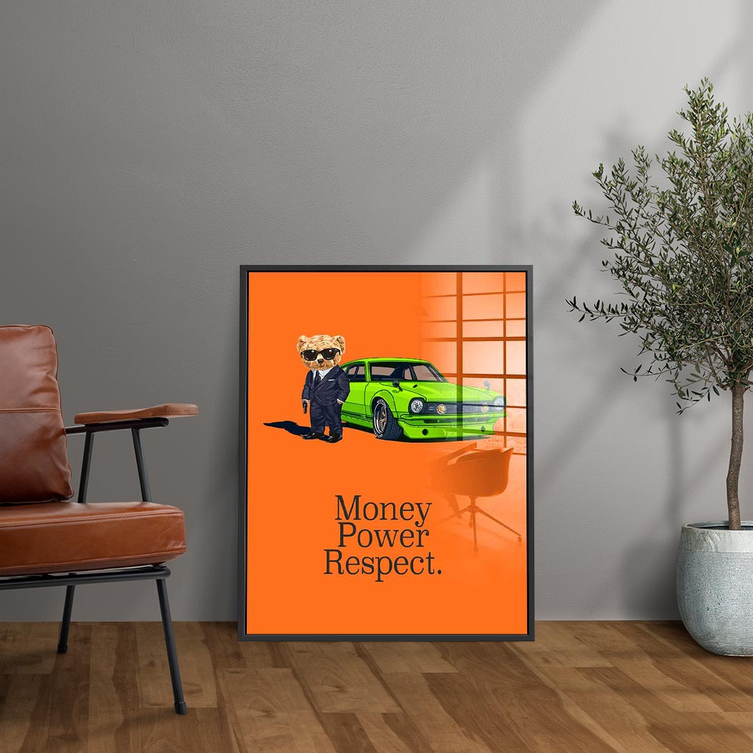 Money Power Respect - Acrylglas