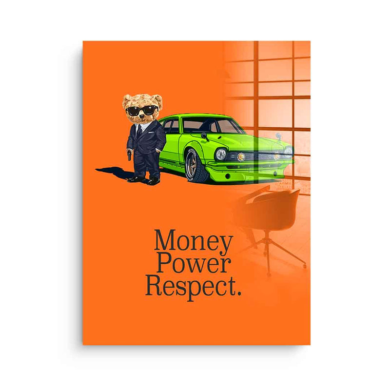 Money Power Respect - Acrylglas
