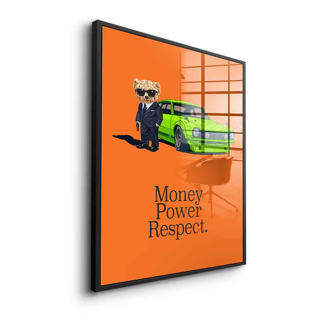 Money Power Respect - Acrylglas