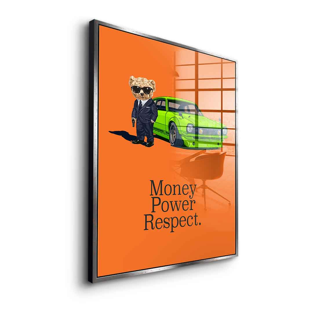 Money Power Respect - Acrylglas