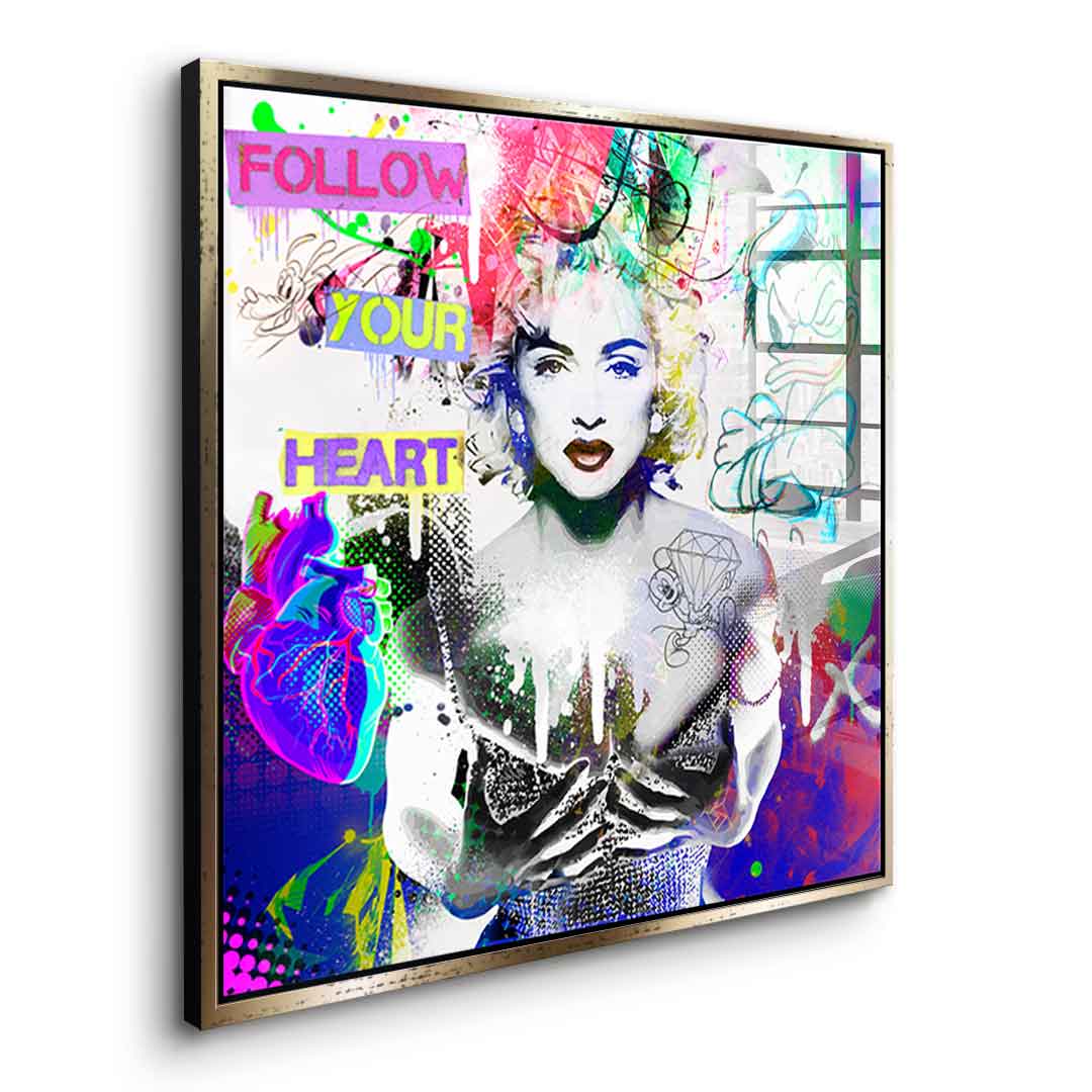 Madonna Follow - Acrylglas