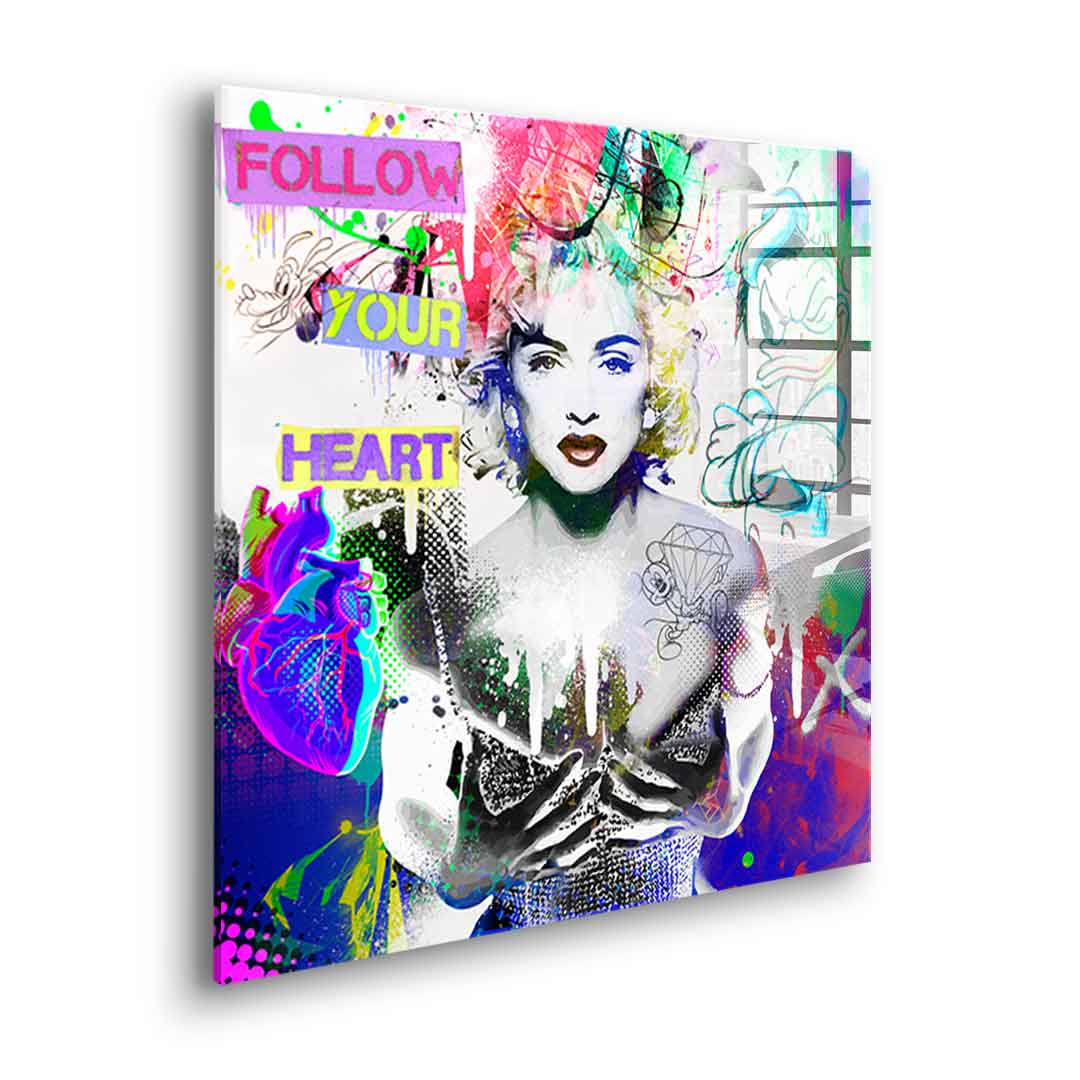 Madonna Follow - Acrylglas