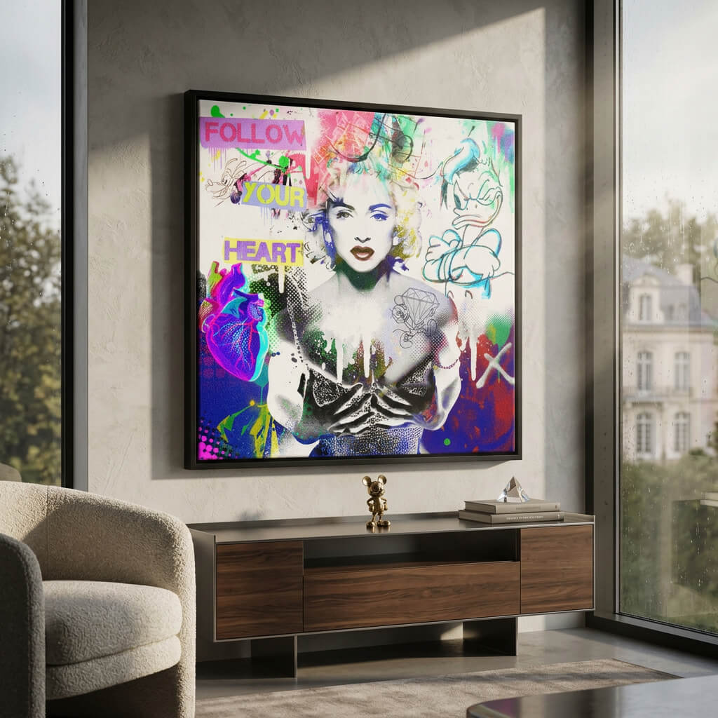 Madonna Follow - Acrylglas