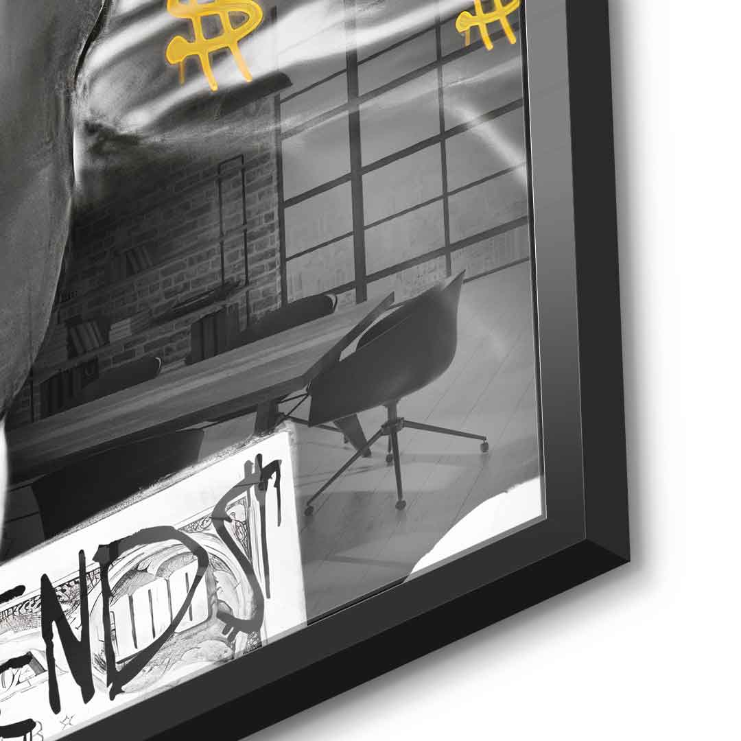 Make Money No Friends - acrylic glass