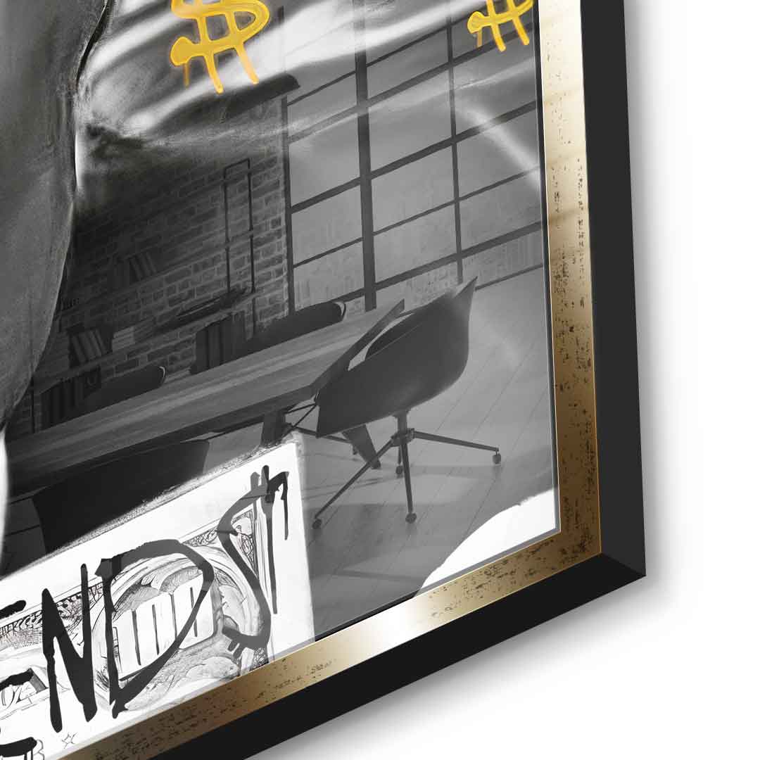 Make Money No Friends - acrylic glass