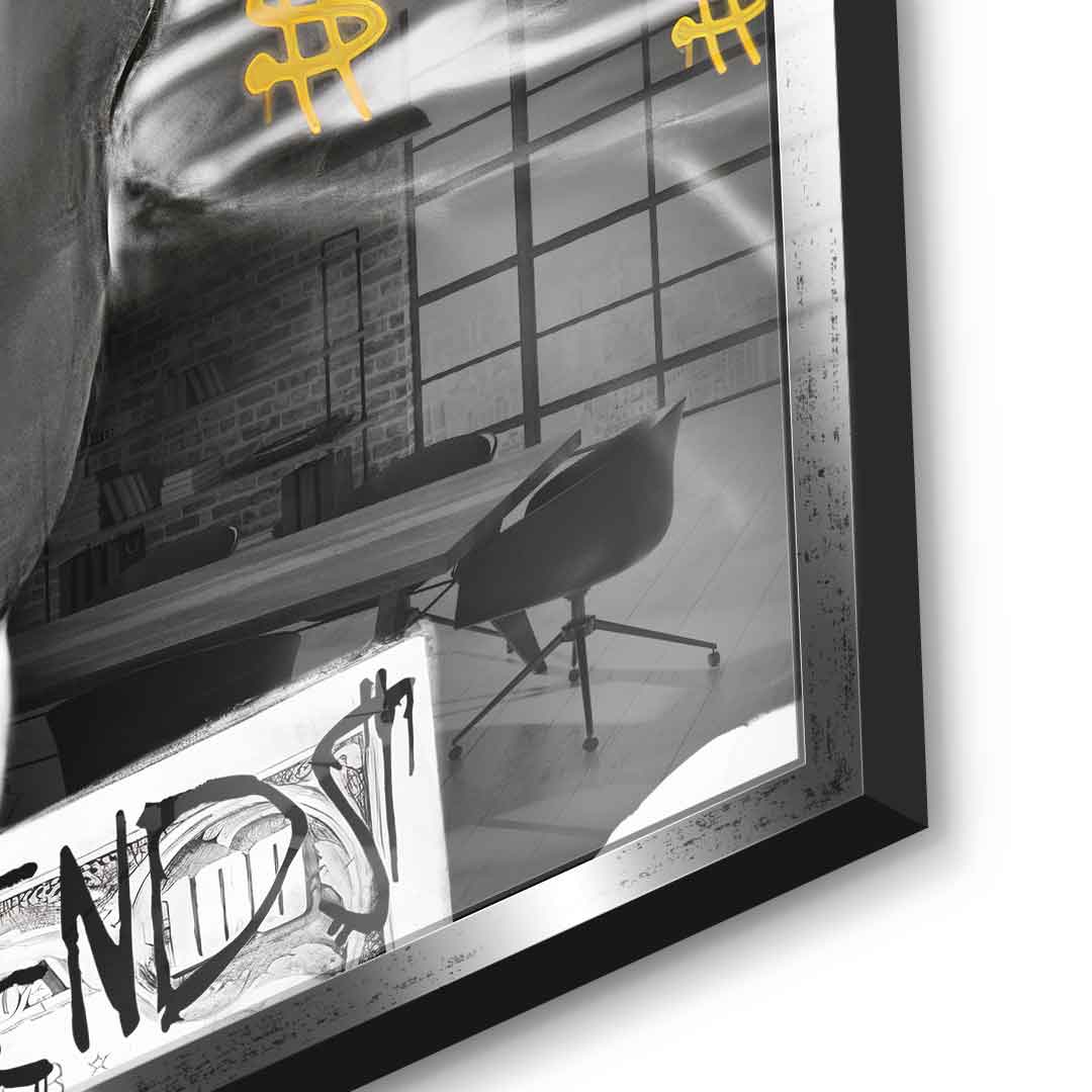 Make Money No Friends - acrylic glass