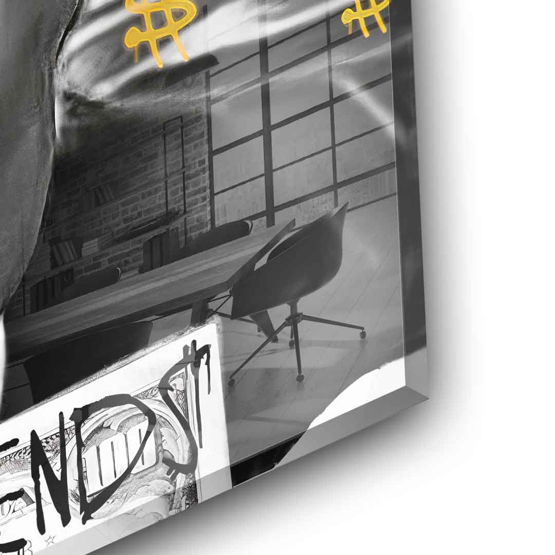 Make Money No Friends - acrylic glass