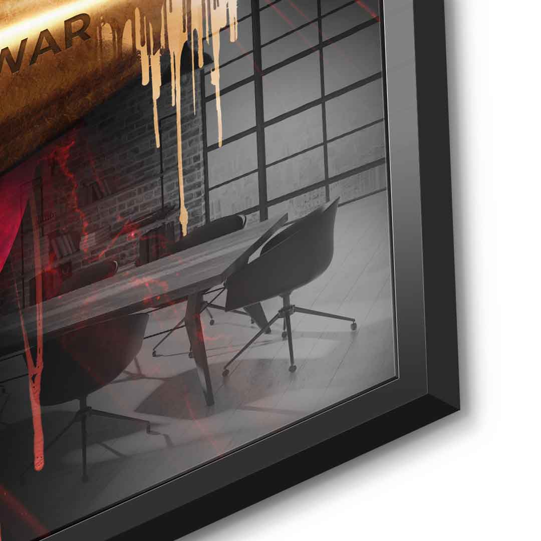 MAKE LOVE NOT WAR - Acrylic glass