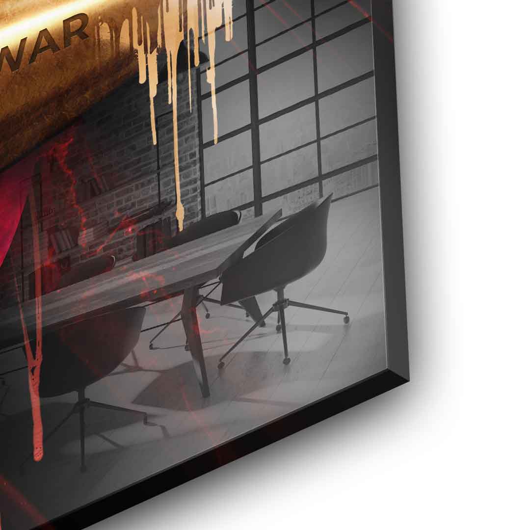 MAKE LOVE NOT WAR - Acrylic glass