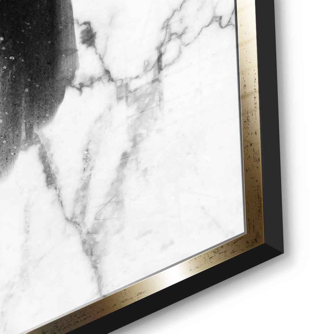 Marble Decay Skull - Acrylic glass