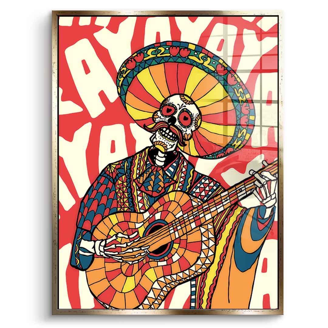 Mariachi Rug Plain - Acrylic Glass