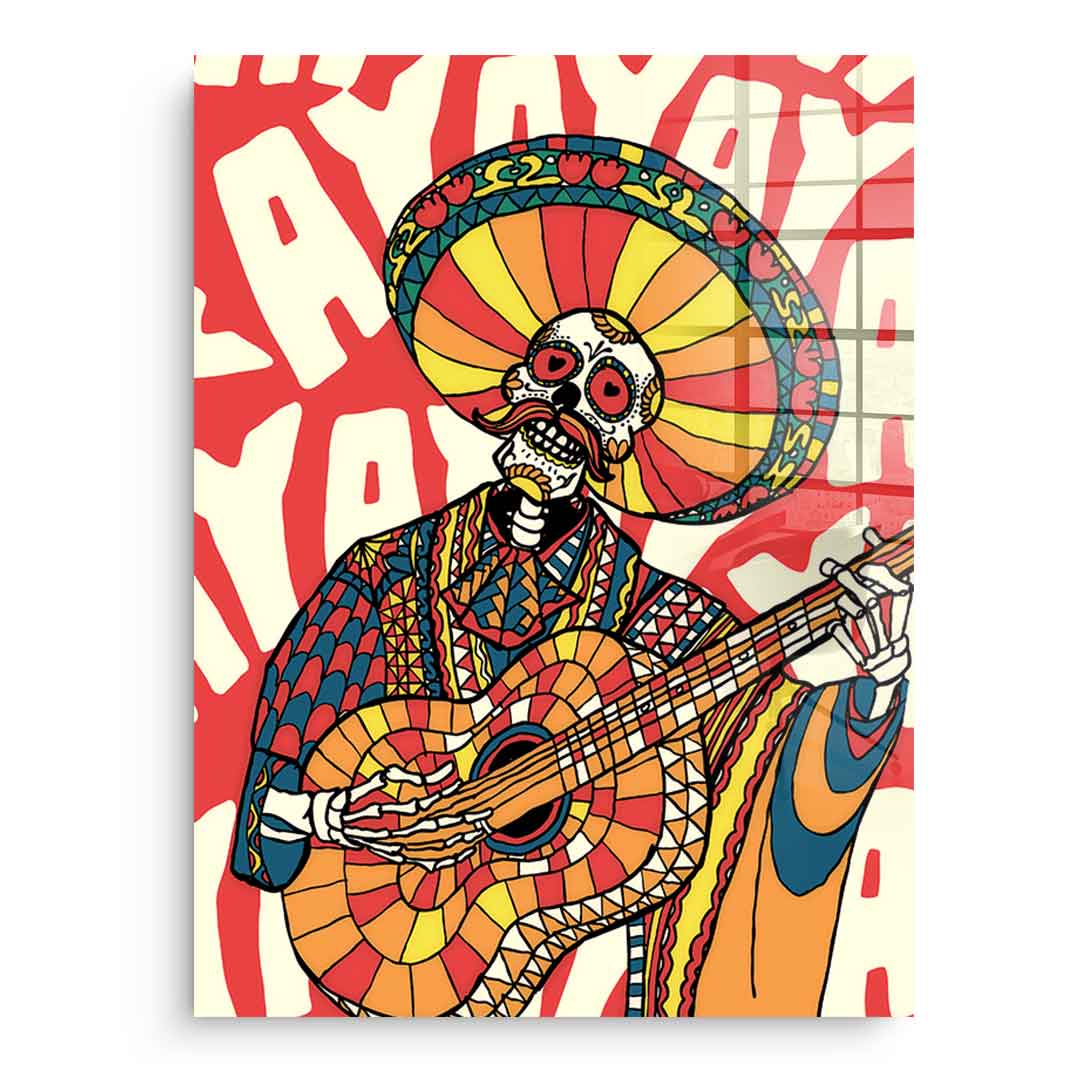 Mariachi Rug Plain - Acrylic Glass