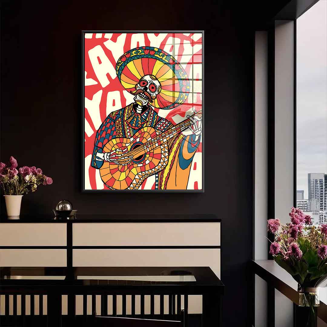 Mariachi Rug Plain - Acrylic Glass