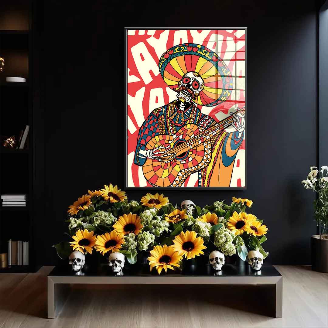 Mariachi Rug Plain - Acrylic Glass