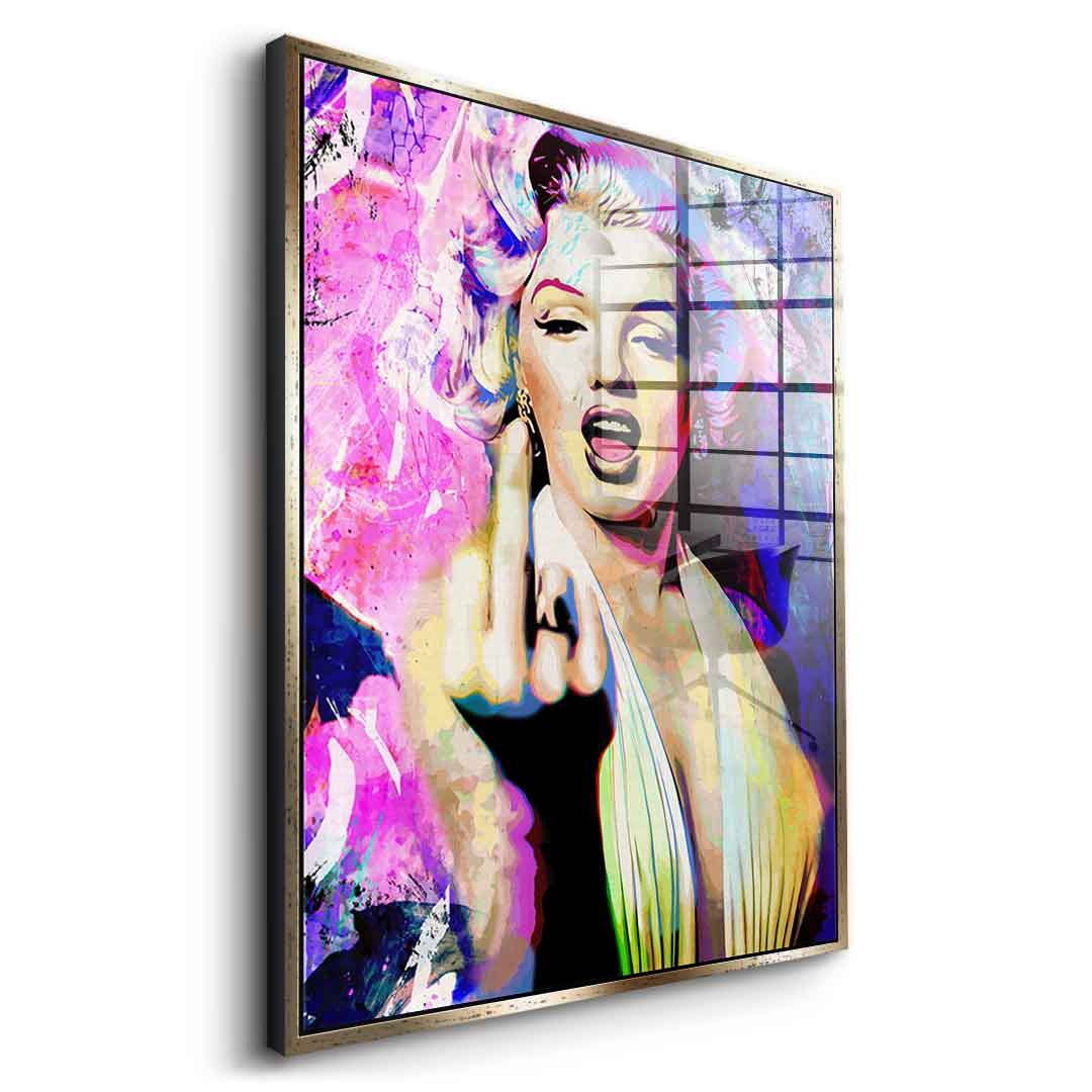 Marilyn Fuck U - Acrylic glass
