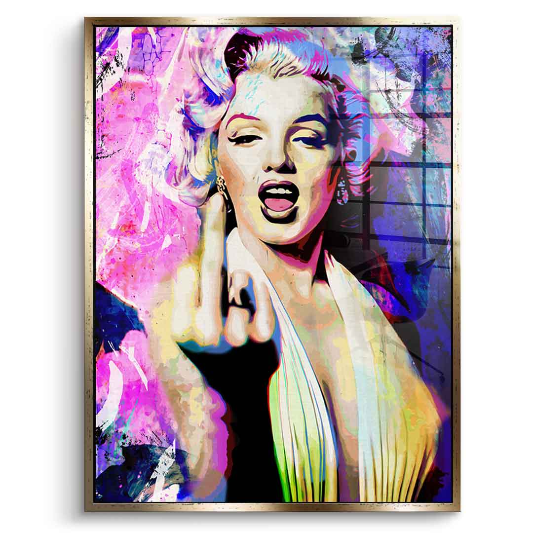 Marilyn Fuck U - Acrylic glass