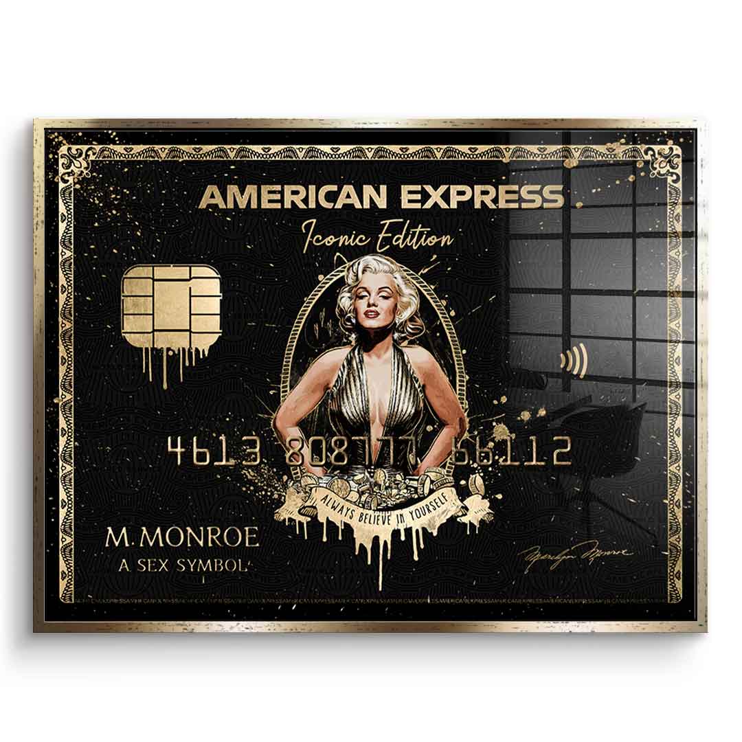 Royal American Express - Marilyn Monroe - Acrylglas