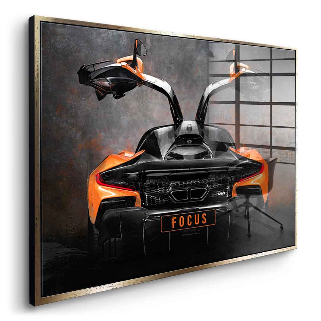 McLaren Backside - Acrylic glass