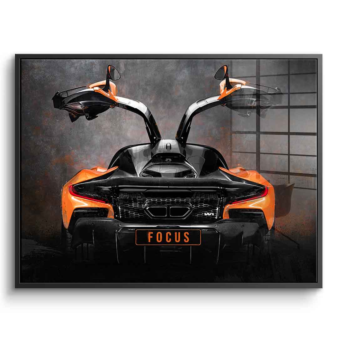 McLaren Backside - Acrylic glass