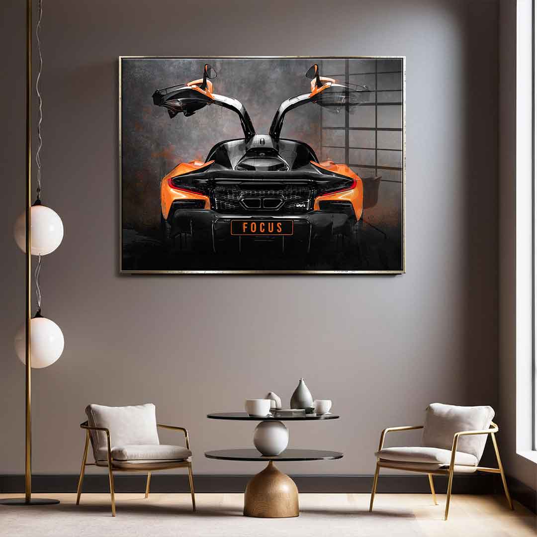Mclaren Backside - Acrylglas
