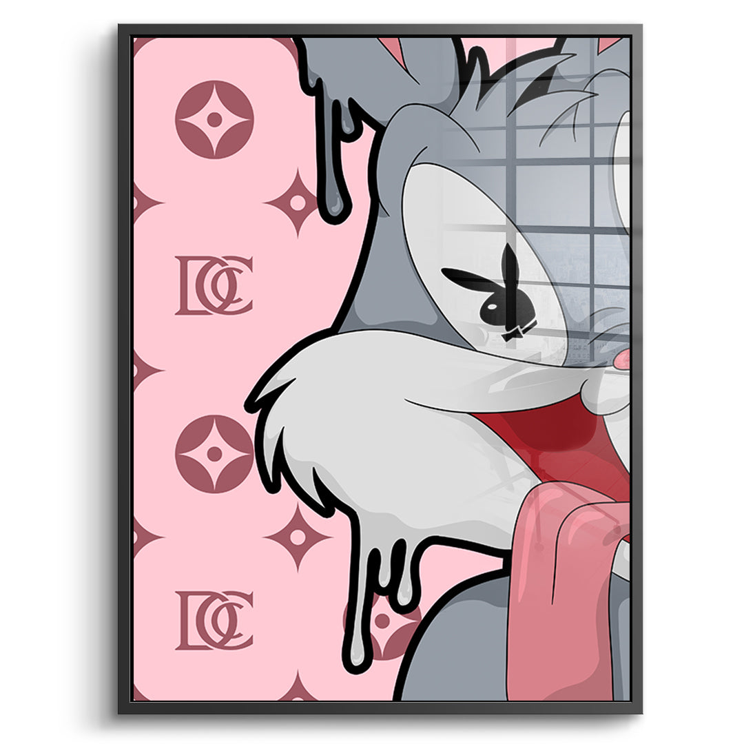 Melting Bunny - Acrylic glass