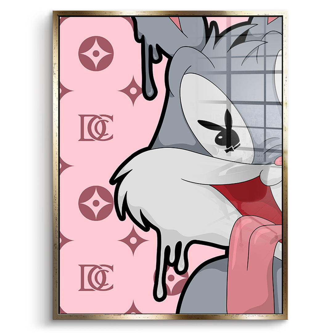 Melting Bunny - Acrylic glass