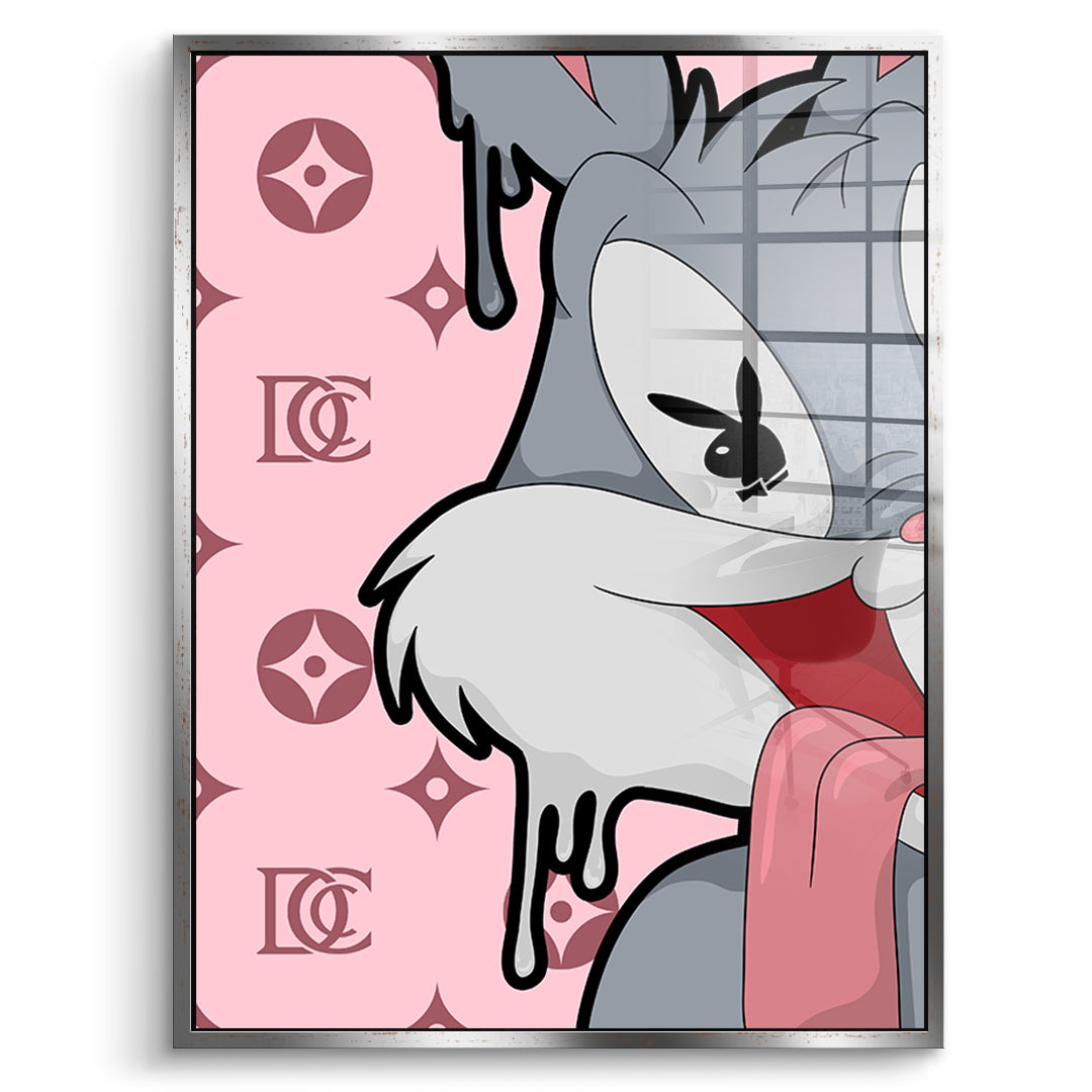 Melting Bunny - Acrylic glass