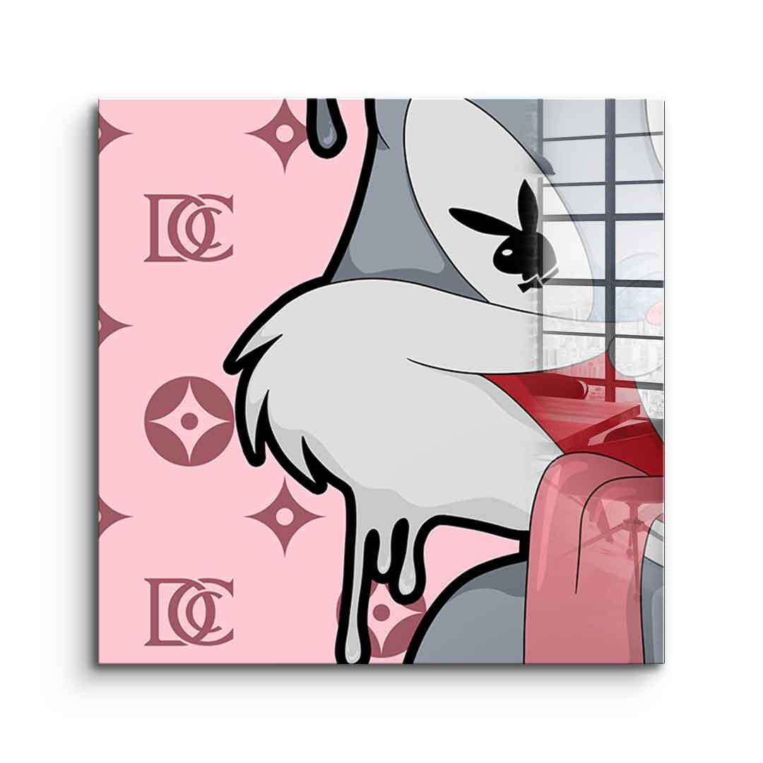 Melting Bunny - Square Edition - Acrylic Glass