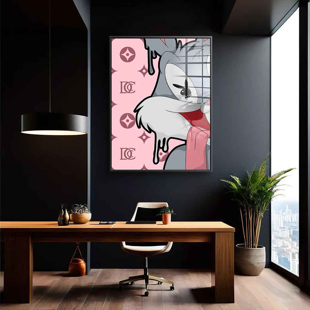 Melting Bunny - Acrylic glass