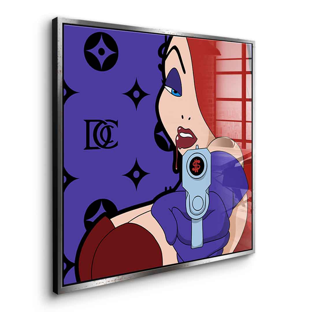 Melting Jessica - Square Edition - Acrylic glass