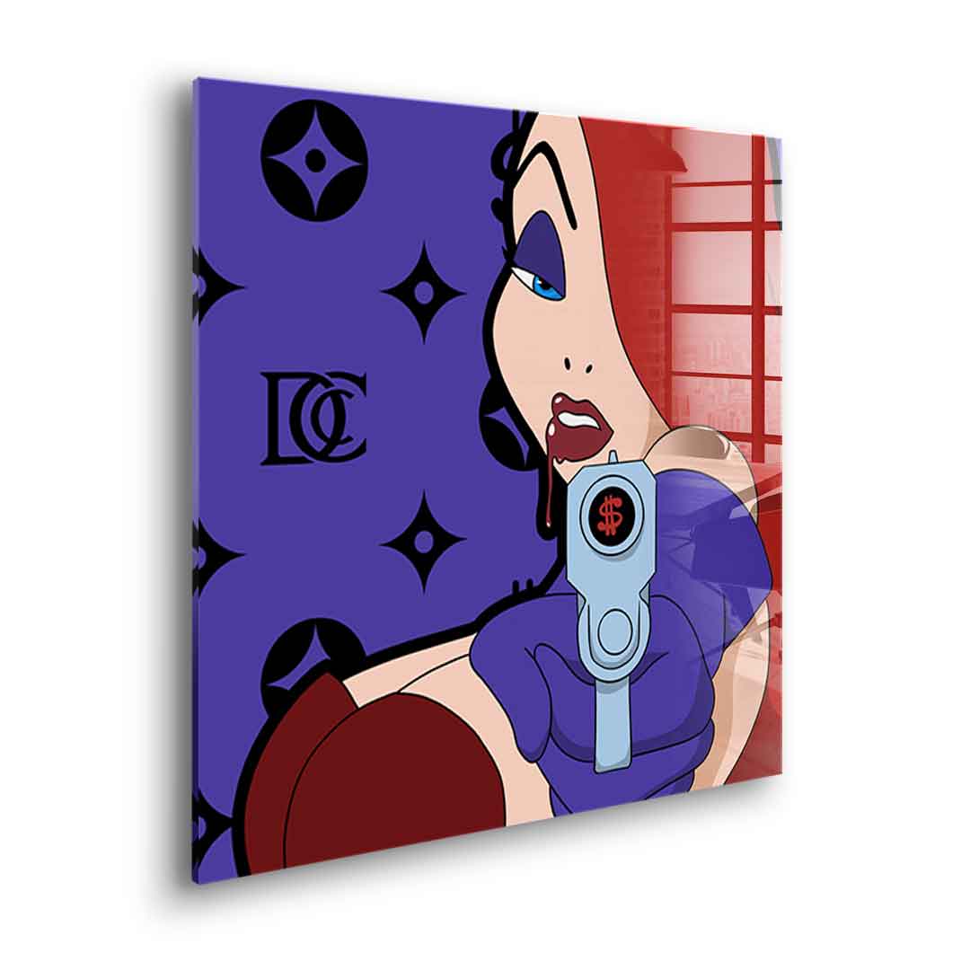 Melting Jessica - Square Edition - Acrylic glass
