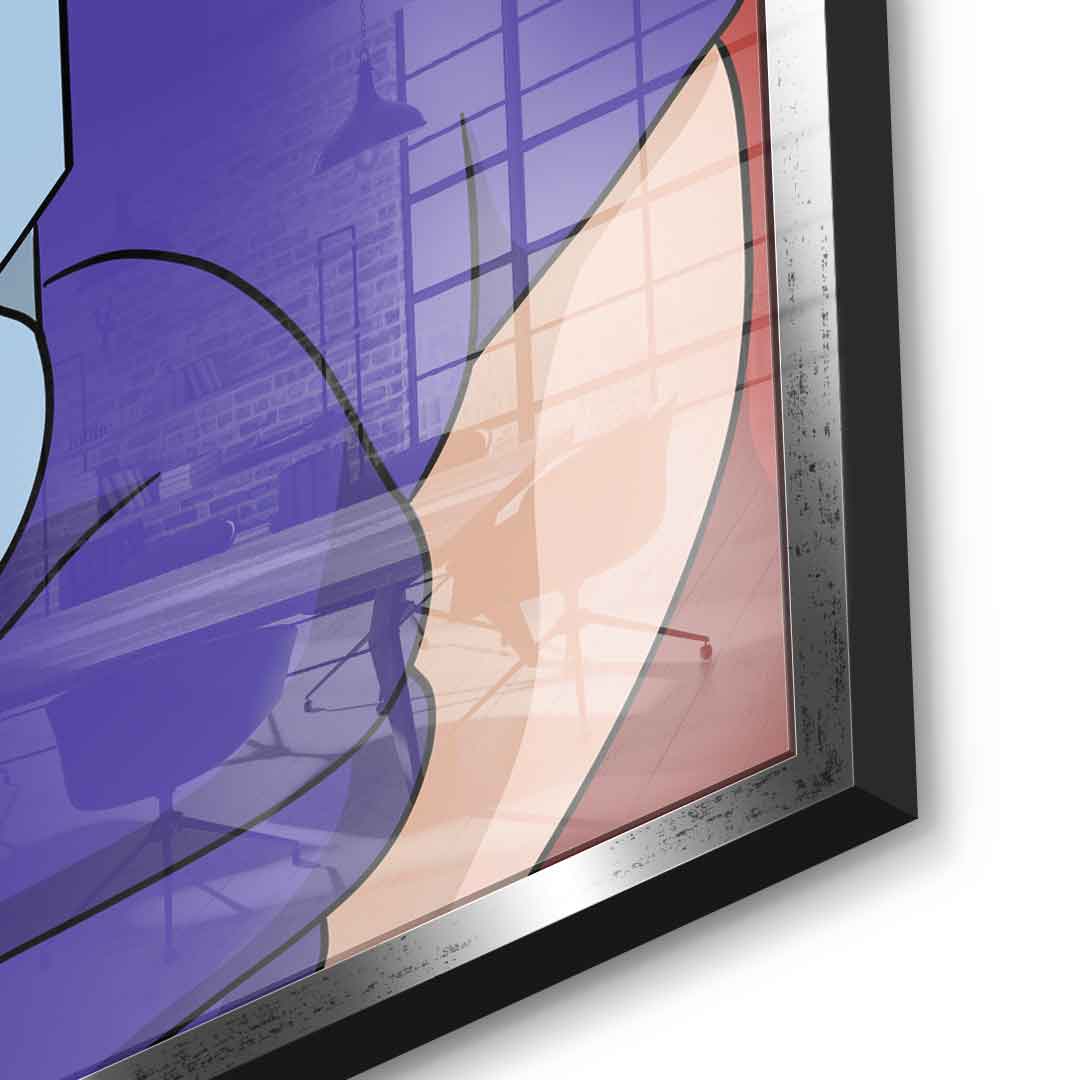 Melting Jessica - Square Edition - Acrylic glass