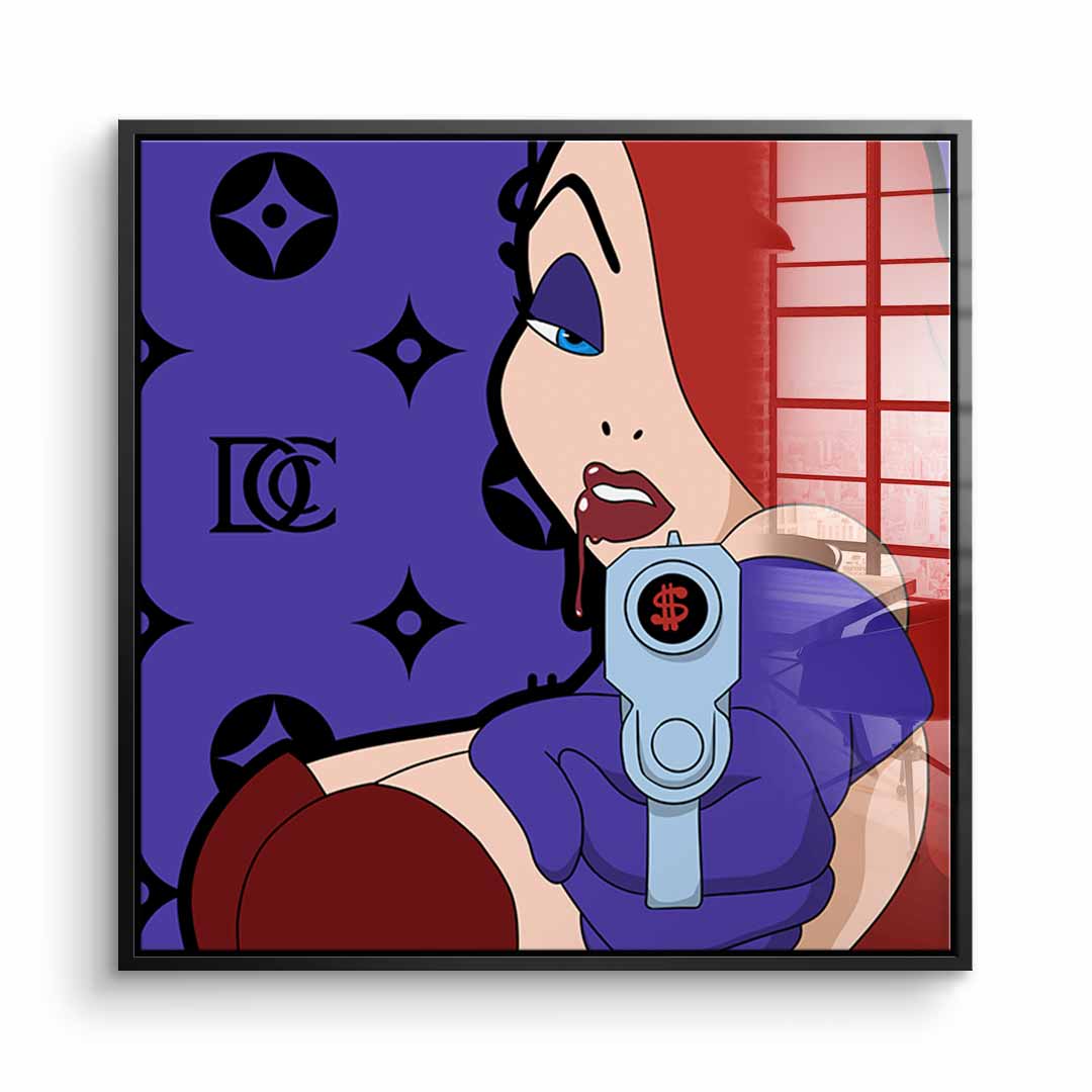 Melting Jessica - Square Edition - Acrylic glass