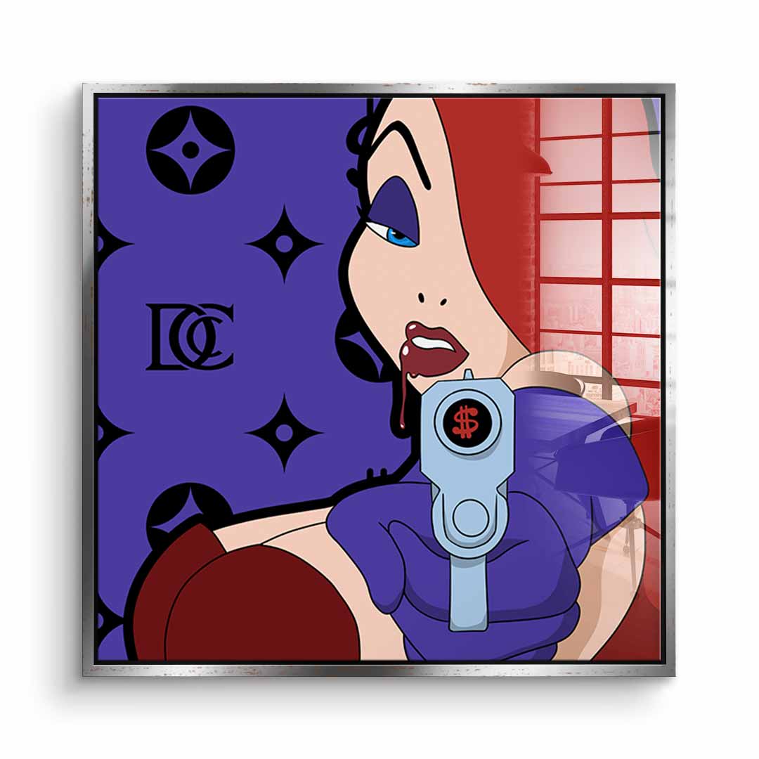 Melting Jessica - Square Edition - Acrylic glass