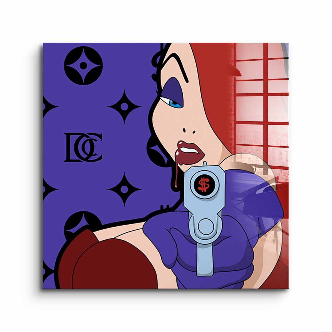 Melting Jessica - Square Edition - Acrylic glass