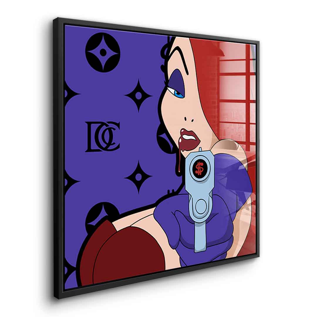 Melting Jessica - Quadrat Edition - Acrylglas