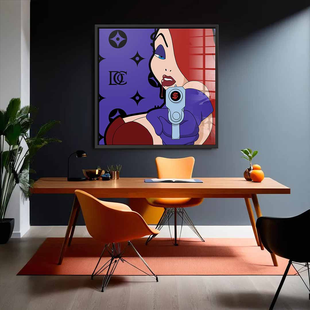 Melting Jessica - Quadrat Edition - Acrylglas