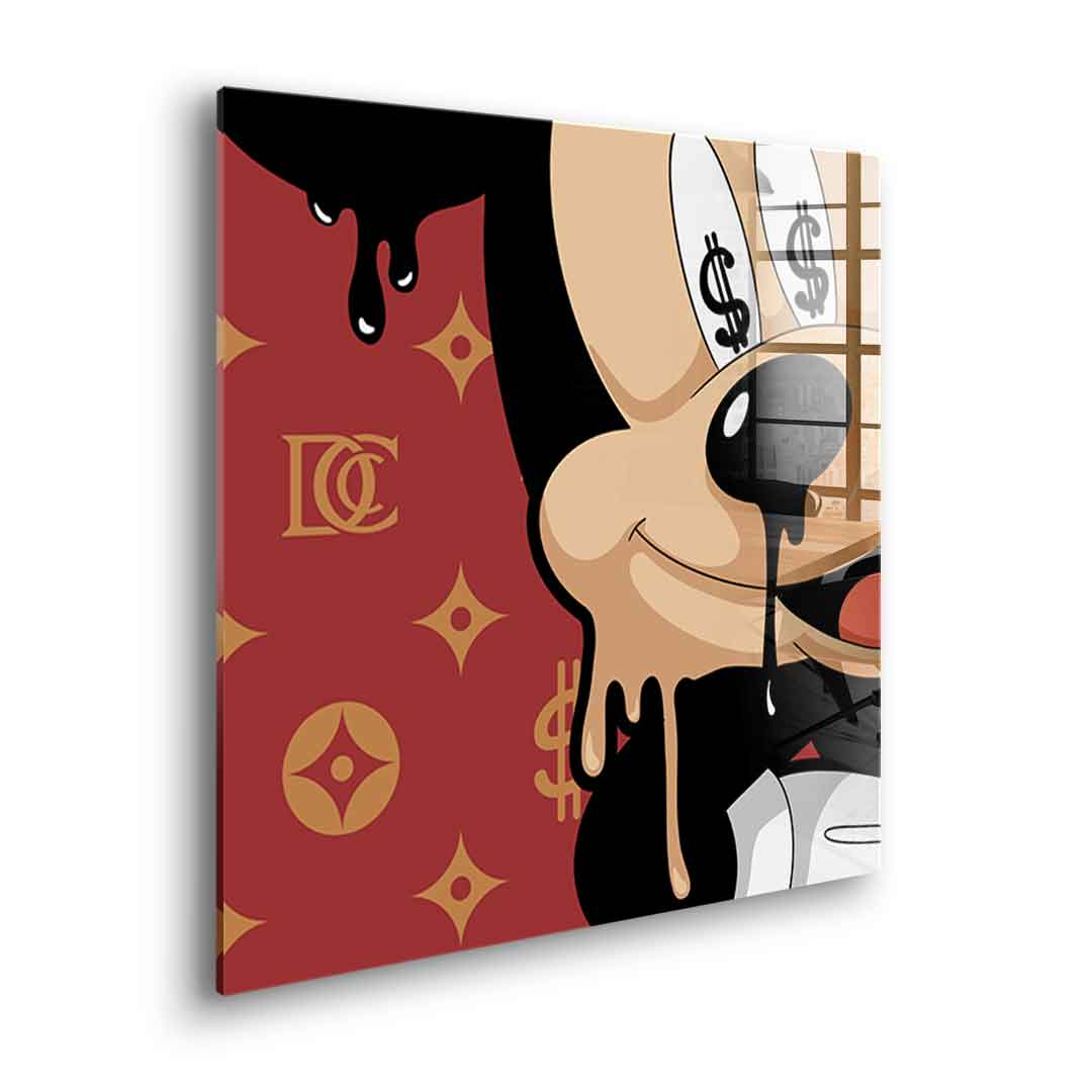 Melting Mickey - Square Edition - Acrylic Glass