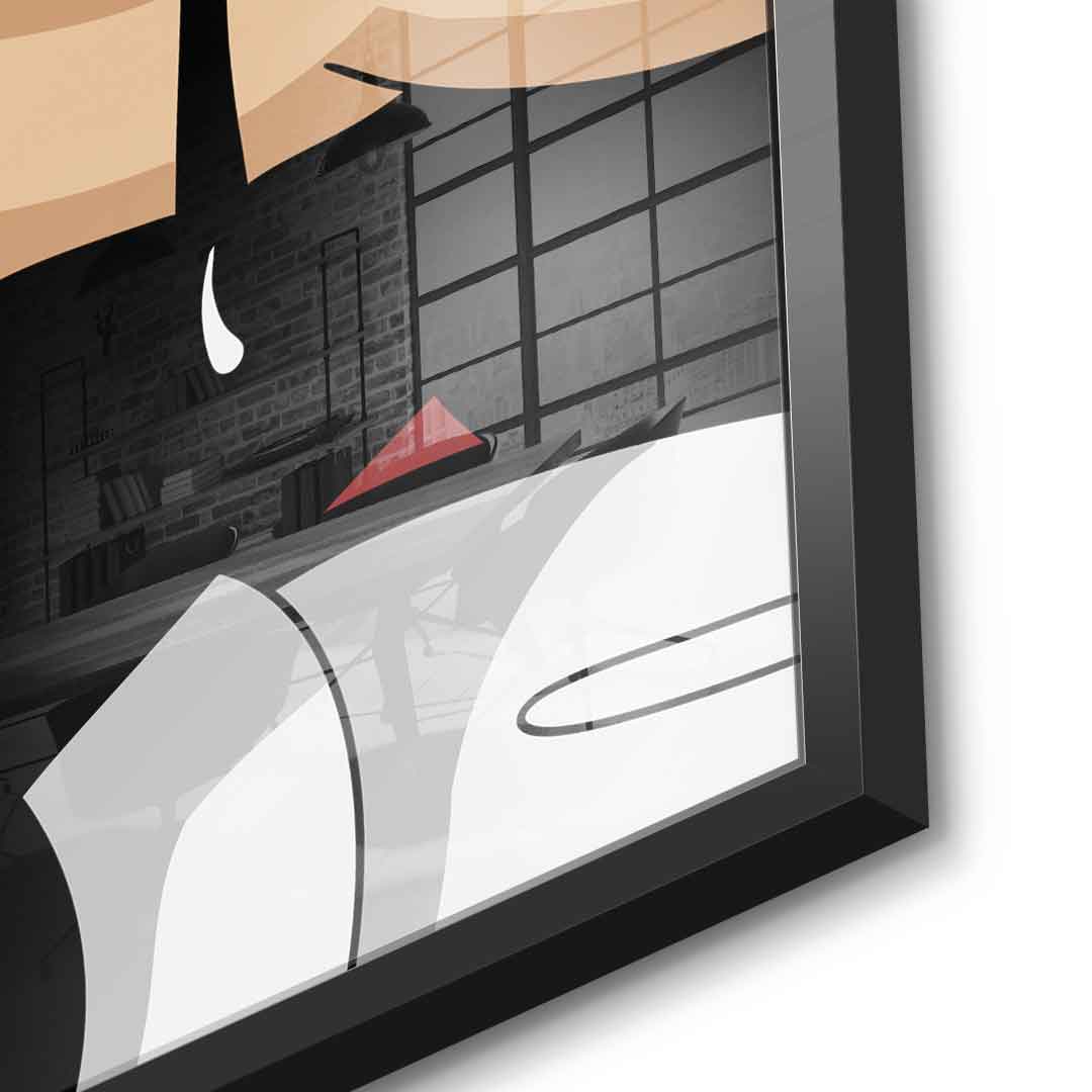 Melting Mickey - Square Edition - Acrylic Glass