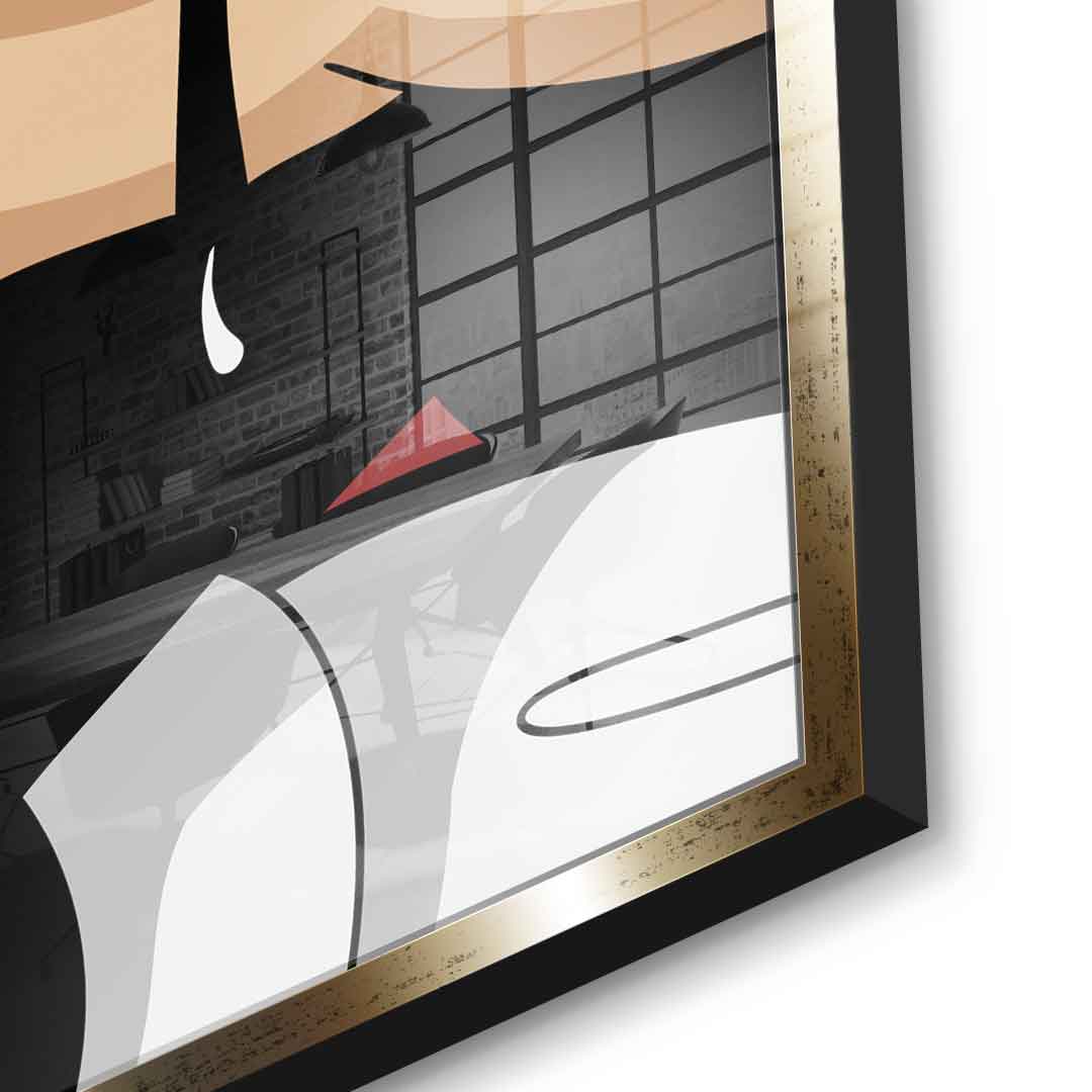 Melting Mickey - Square Edition - Acrylic Glass